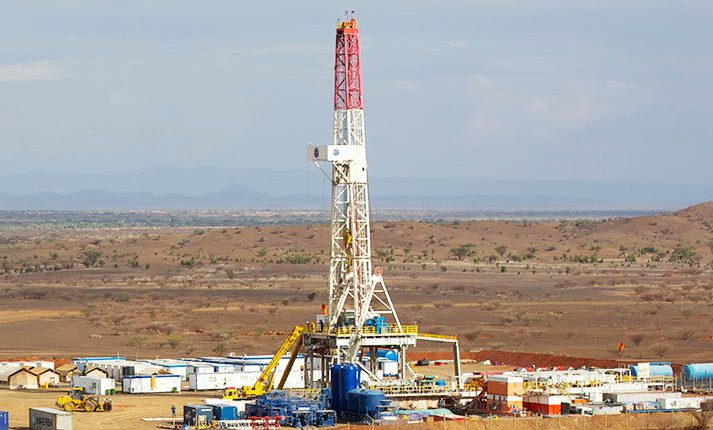 Tullow oil rigging site in Turkana