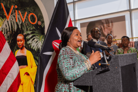 Kenya promises support to Vivo fashion group during store launch in Atlanta