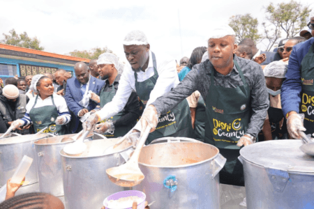 Dishi Na County workers protest over unpaid salaries, irregular deductions